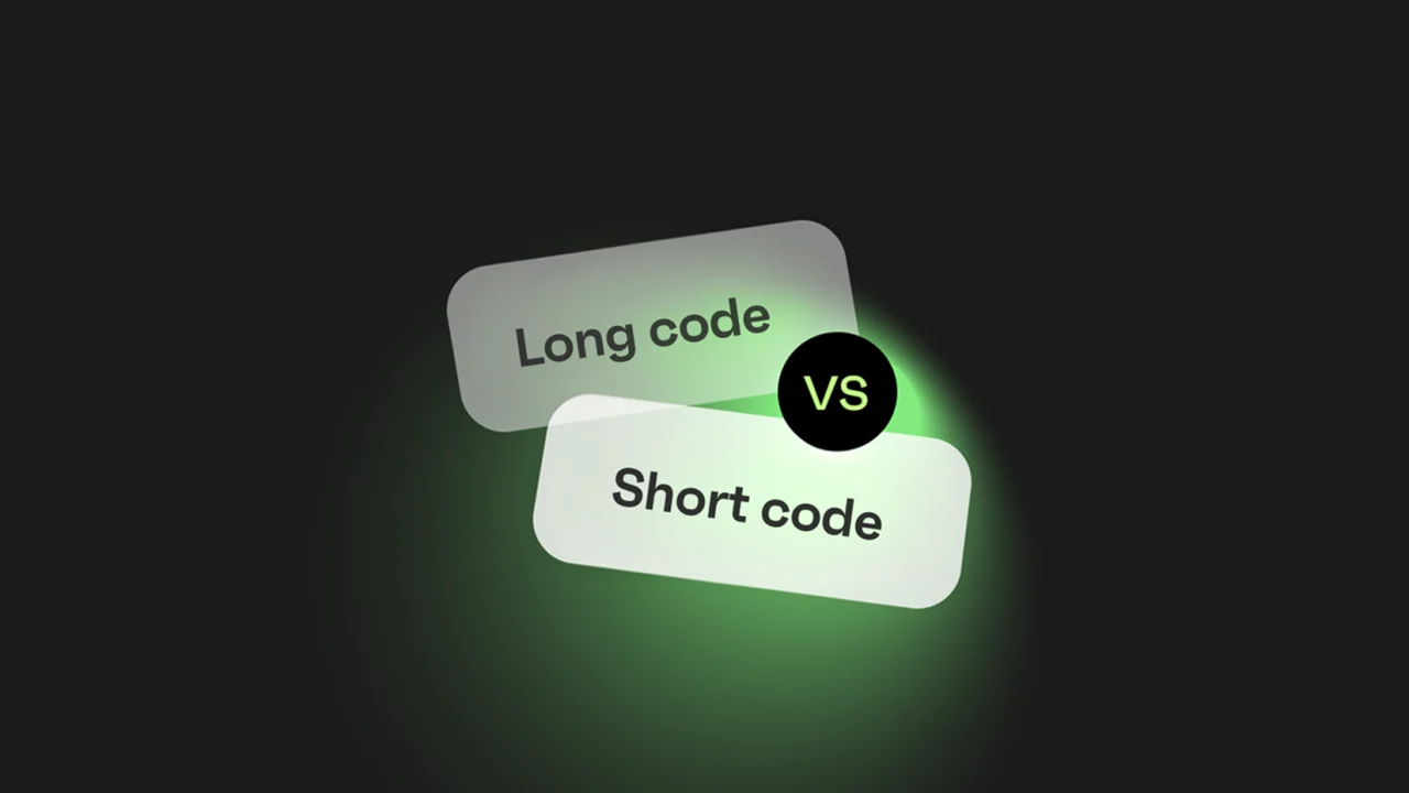 Long code vs. short code SMS: Key differences and which to use