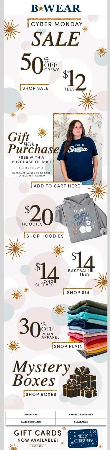 Cyber Monday Emails: Examples, Subject Lines & Send Times
