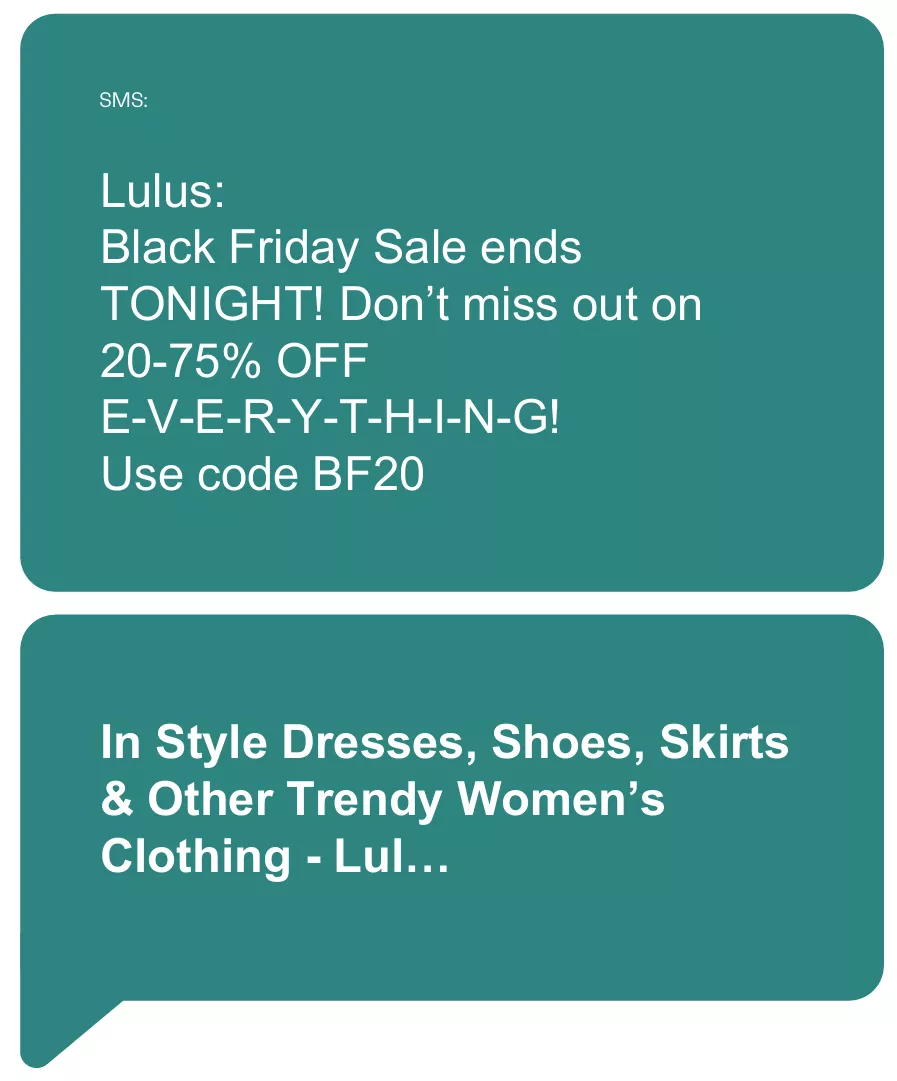 Black Friday SMS Marketing: 60 Templates + Tips [2026 ]