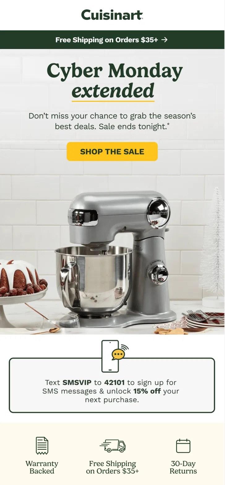 Cyber Monday Emails: Examples, Subject Lines & Send Times