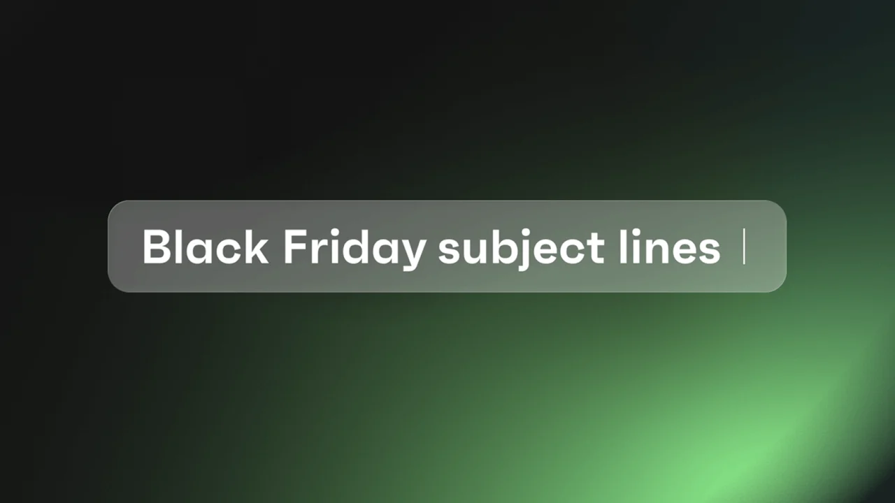100+ best Black Friday email subject lines [backed by data]