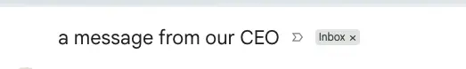 A message from CEO example