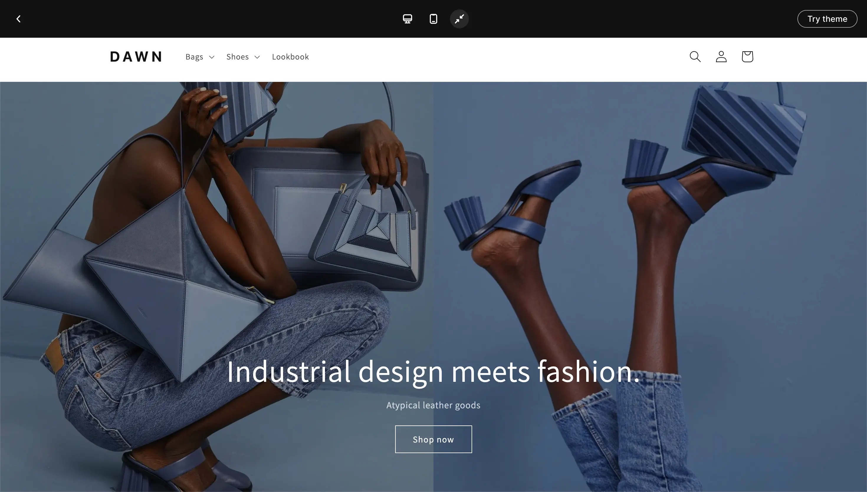 Best Shopify themes: Dawn. Industrial design meets fashion. Atypical leather goods. Shop now.