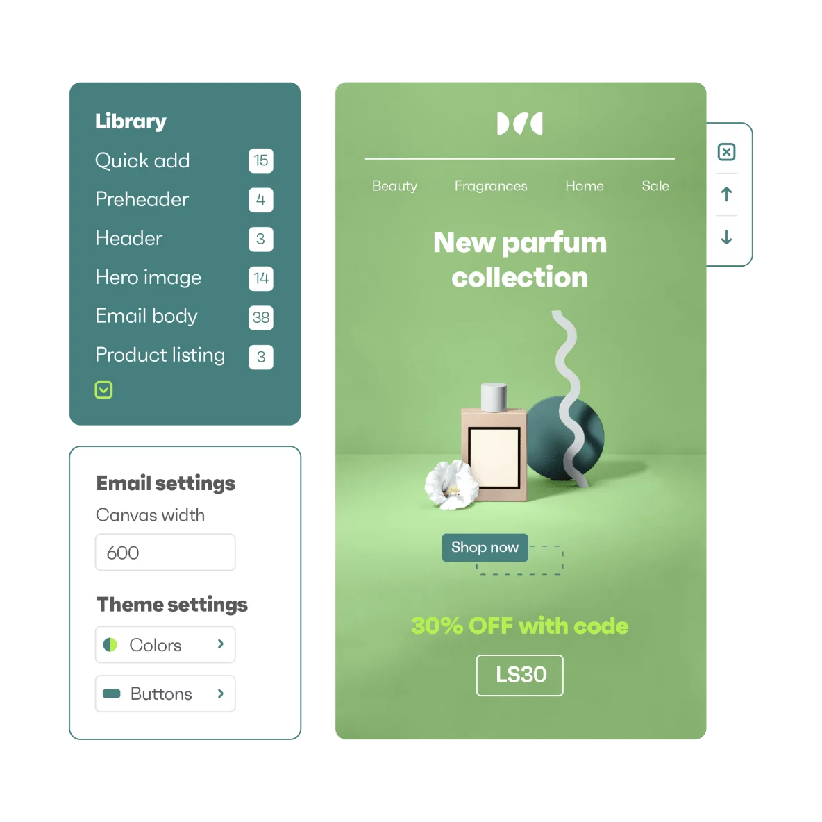 Shoppable, targeted emails