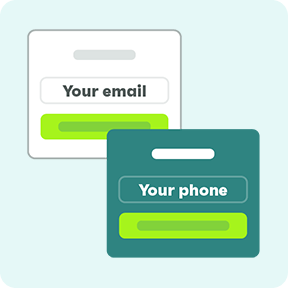 Collect emails & SMS