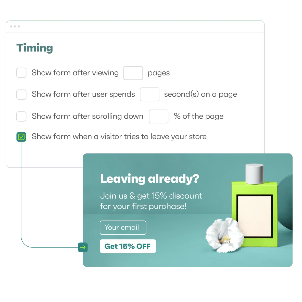 Capture abandoning visitors