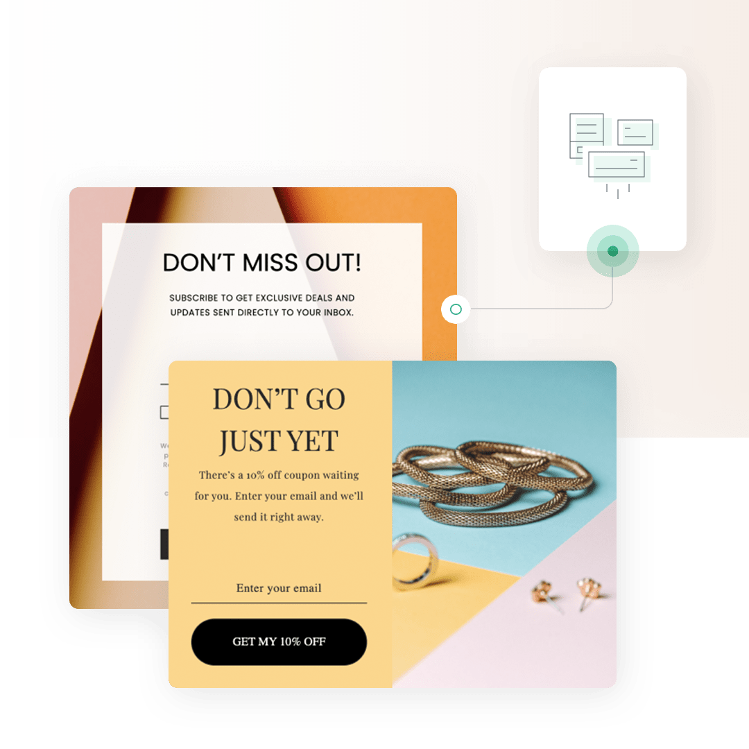 2 signup forms (a $150 value)