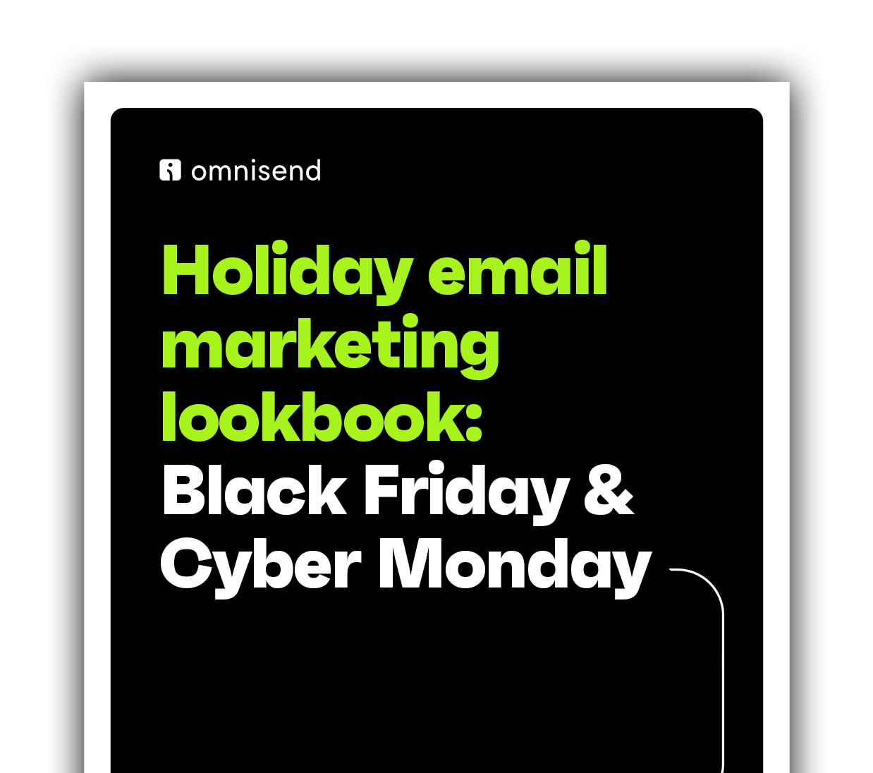Holiday email marketing lookbook