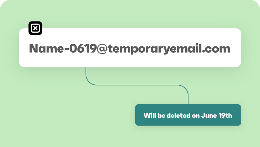 Disposable emails