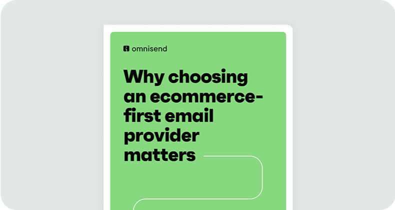 Why Choosing an Ecommerce-First Email Provider Matters