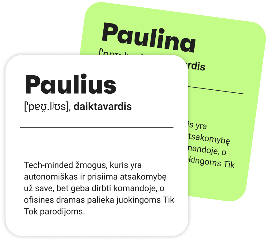 Paulius, Paulina