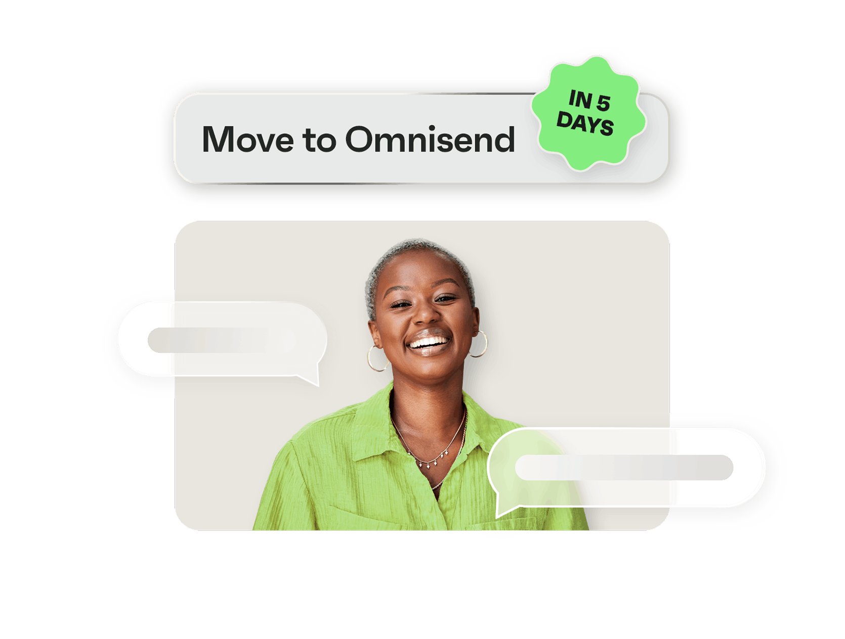 Omnisend campaign builder for creating on-brand email and SMS campaigns