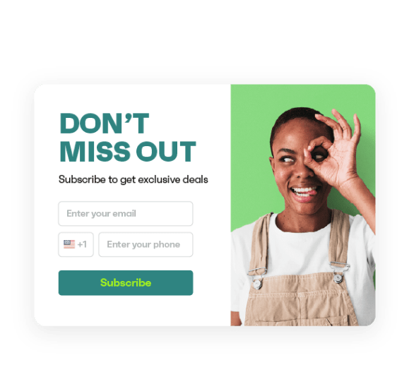 Popups & signup forms