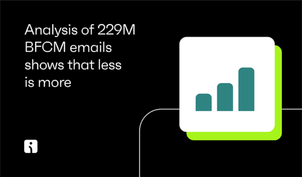 Our analysis of 229 million BFCM emails shows that less is more
