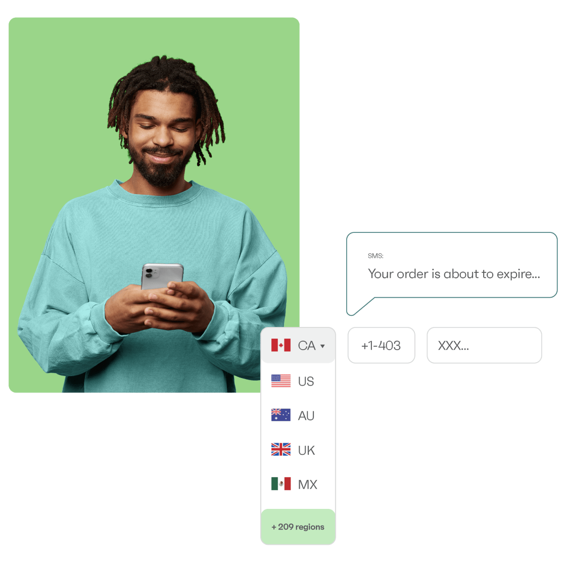 SMS for a<br>global audience