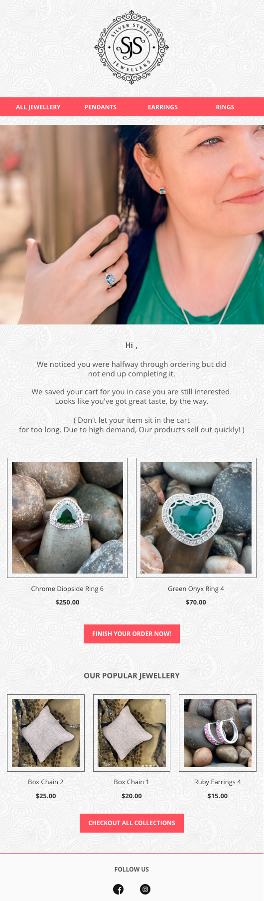 Silverstreet jewellers sales