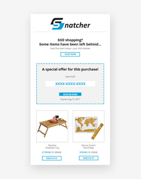 Snatcher Online email 2