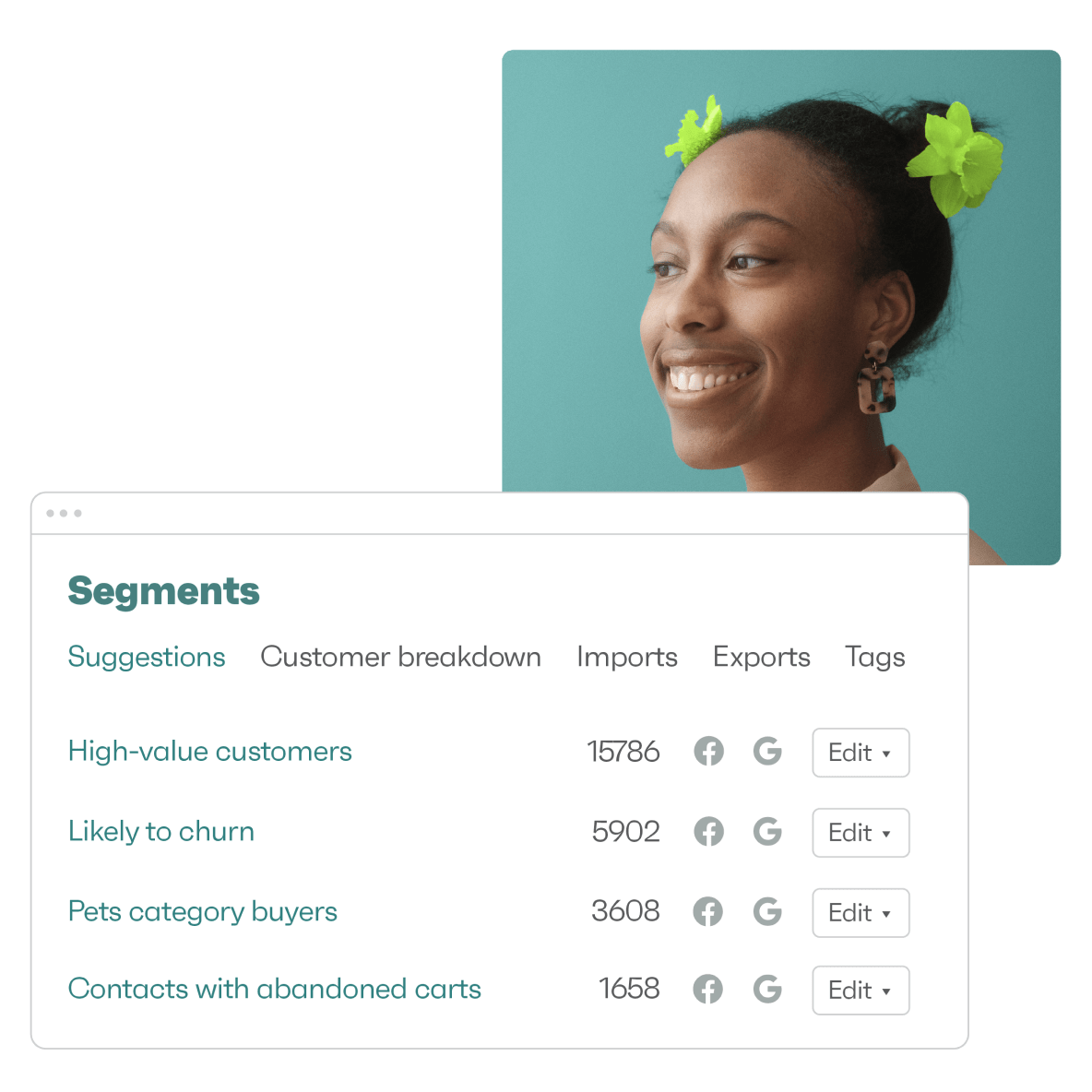 Leverage our powerful segmentation