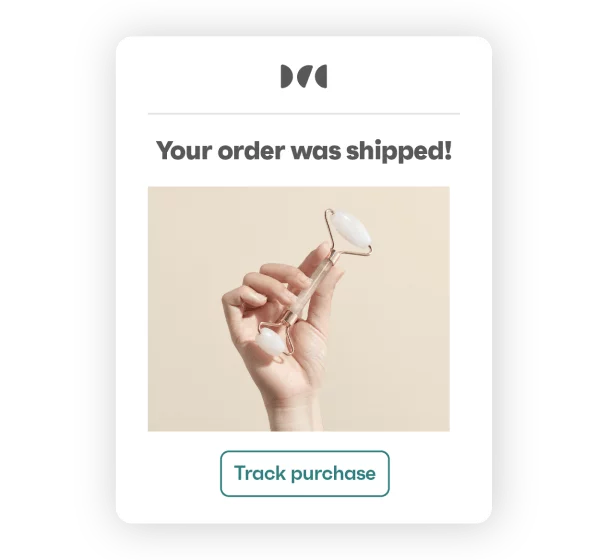 Shipping confirmation