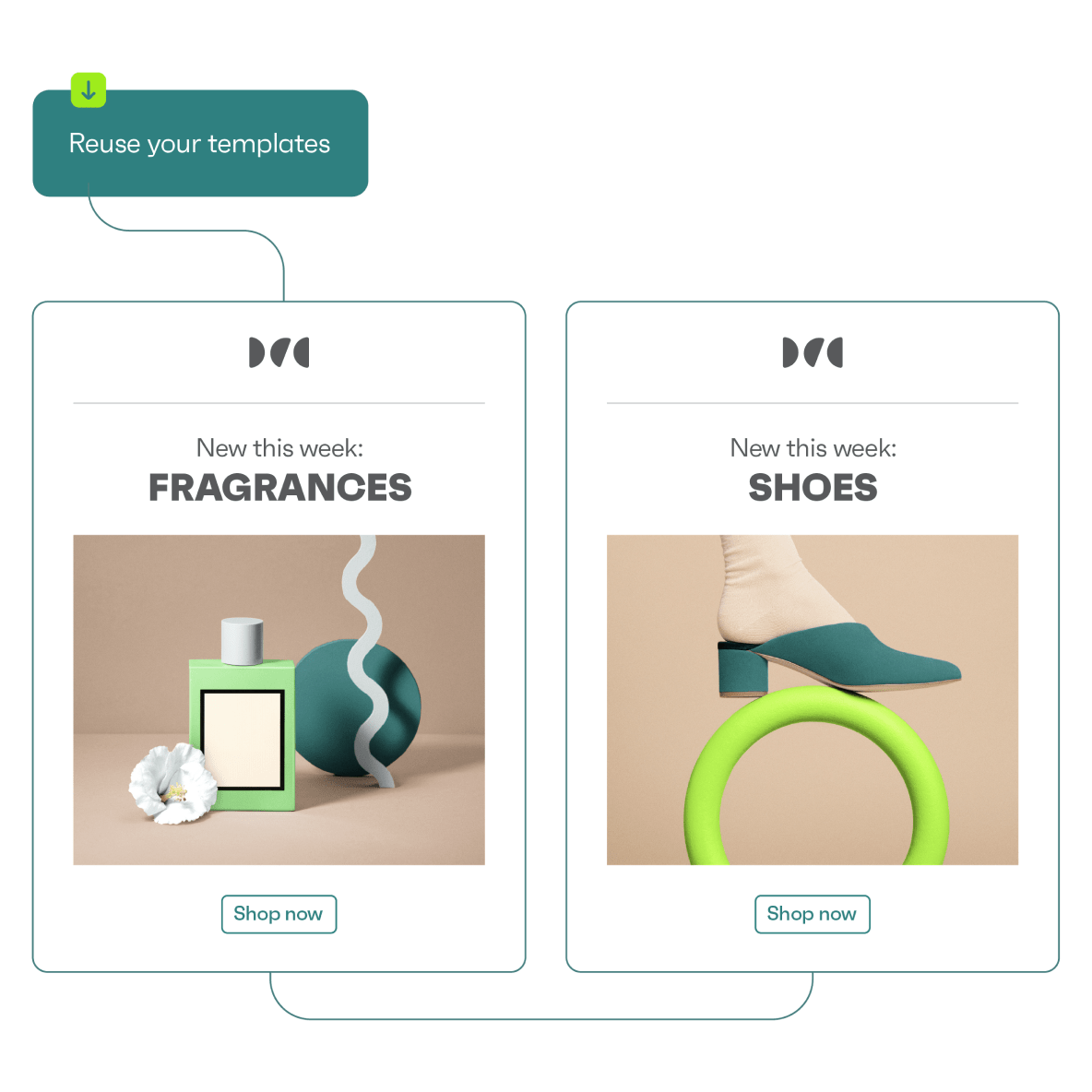 Create a template once, use it indefinitely