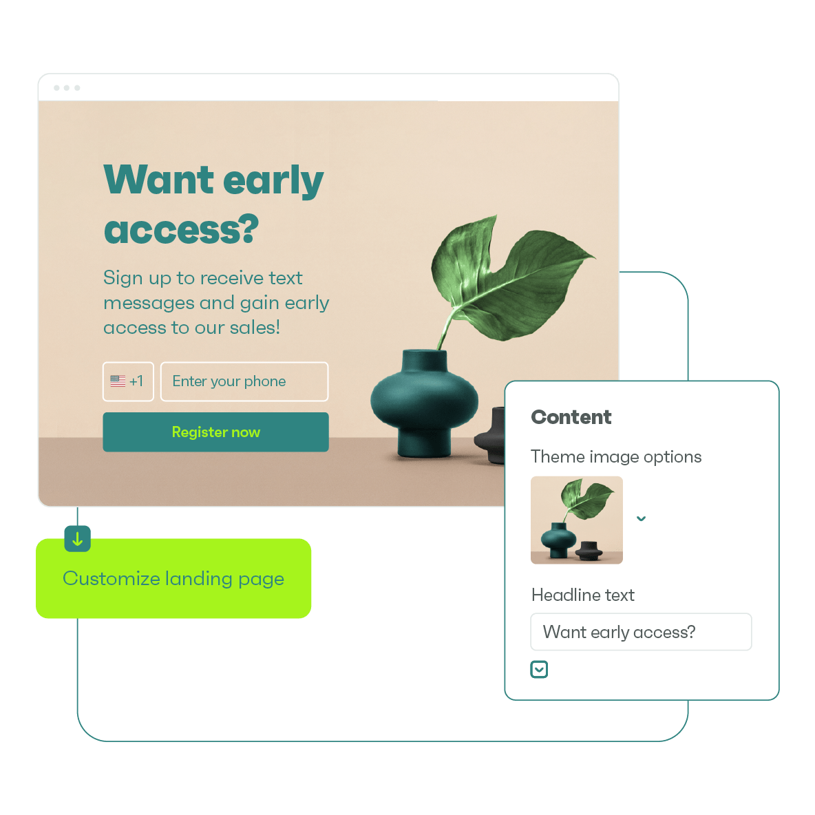 Customize your pages with ease