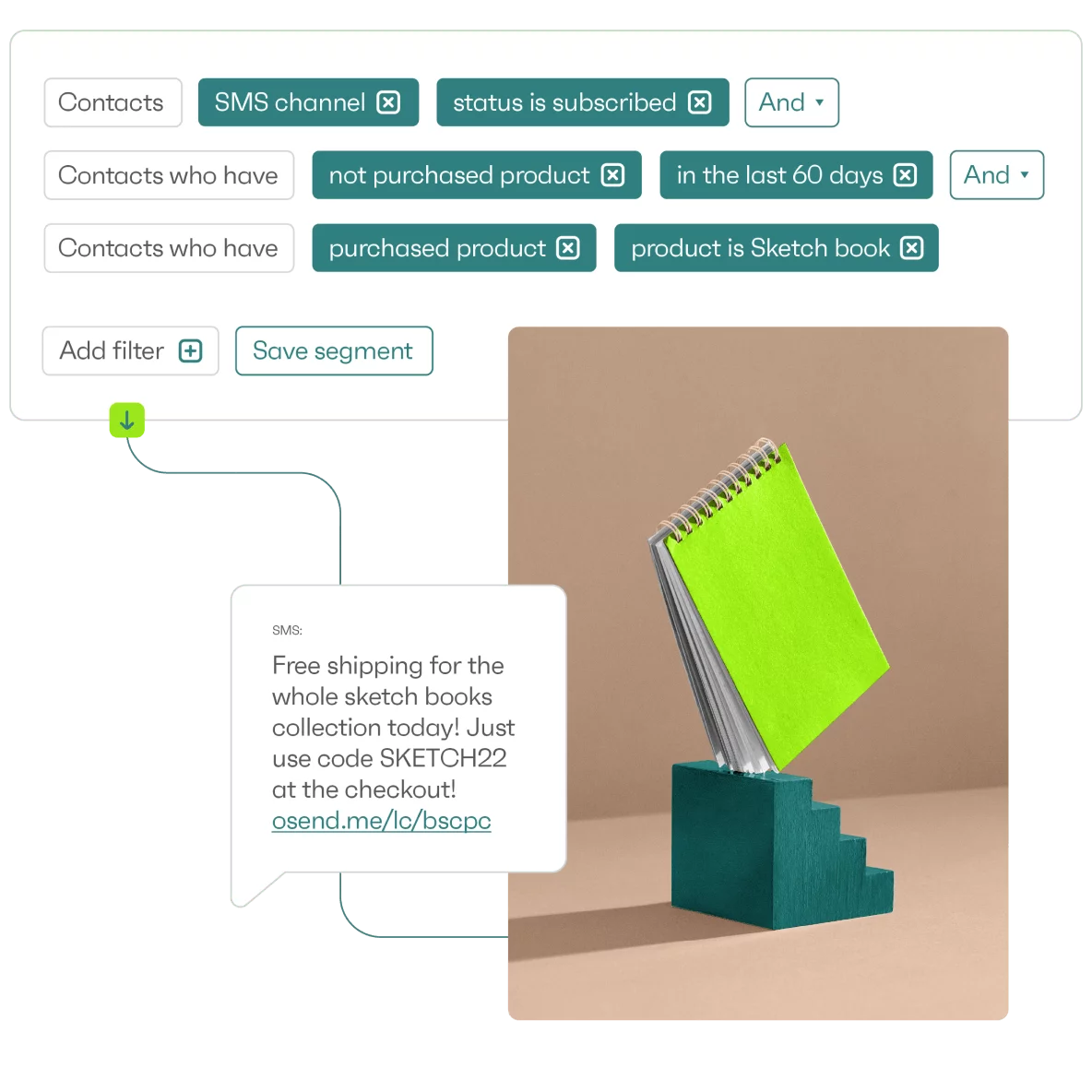 Enjoy a flexible way to segment