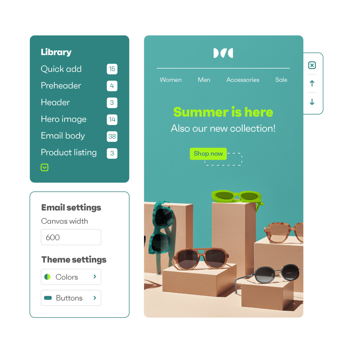 Advanced email marketing feature set