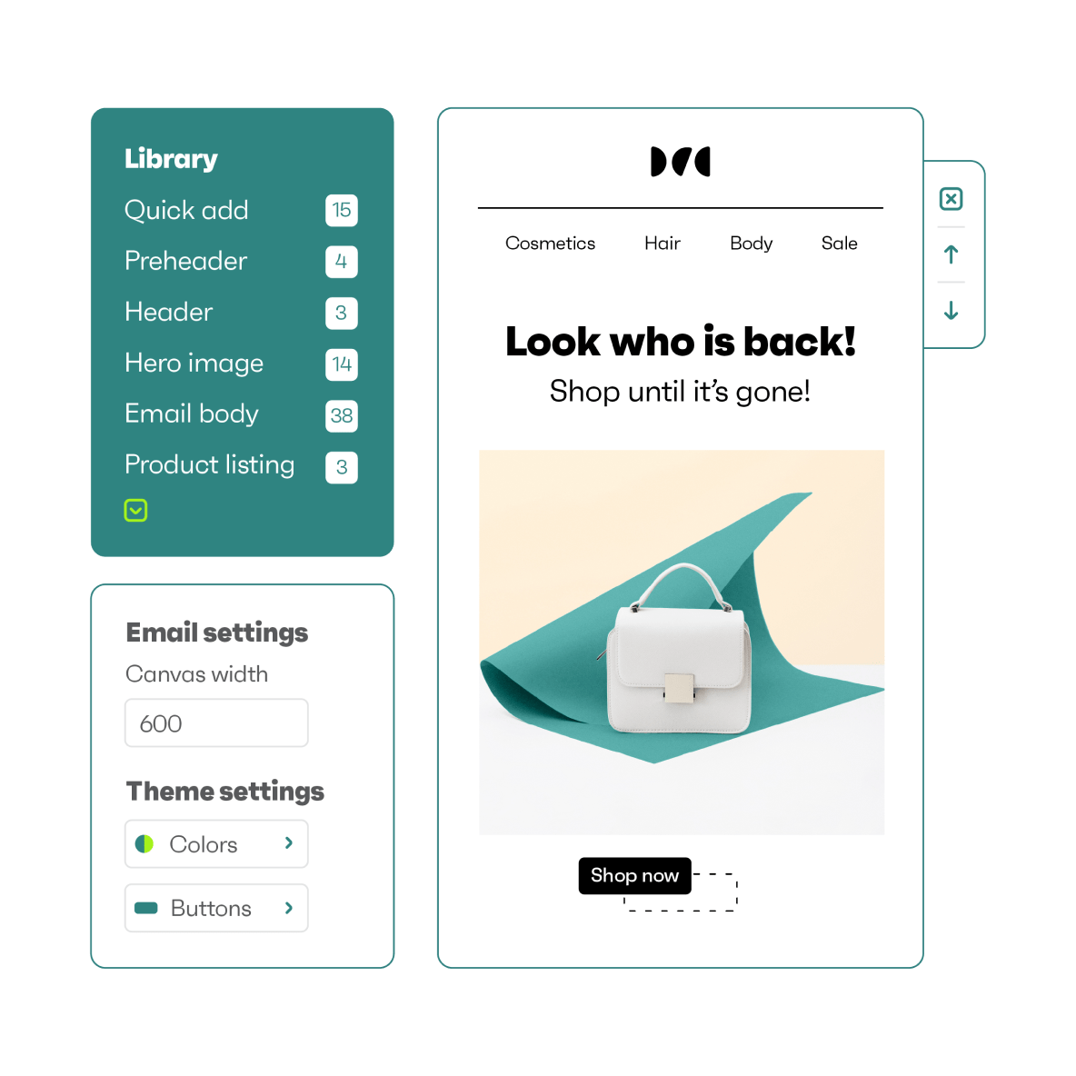 Advanced email marketing feature set