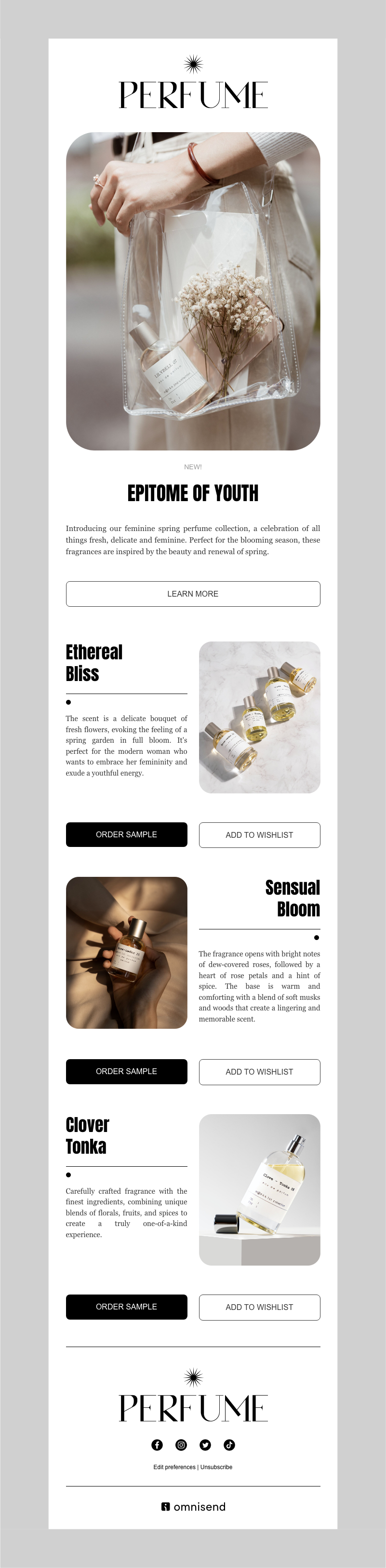 Health & beauty newsletter template