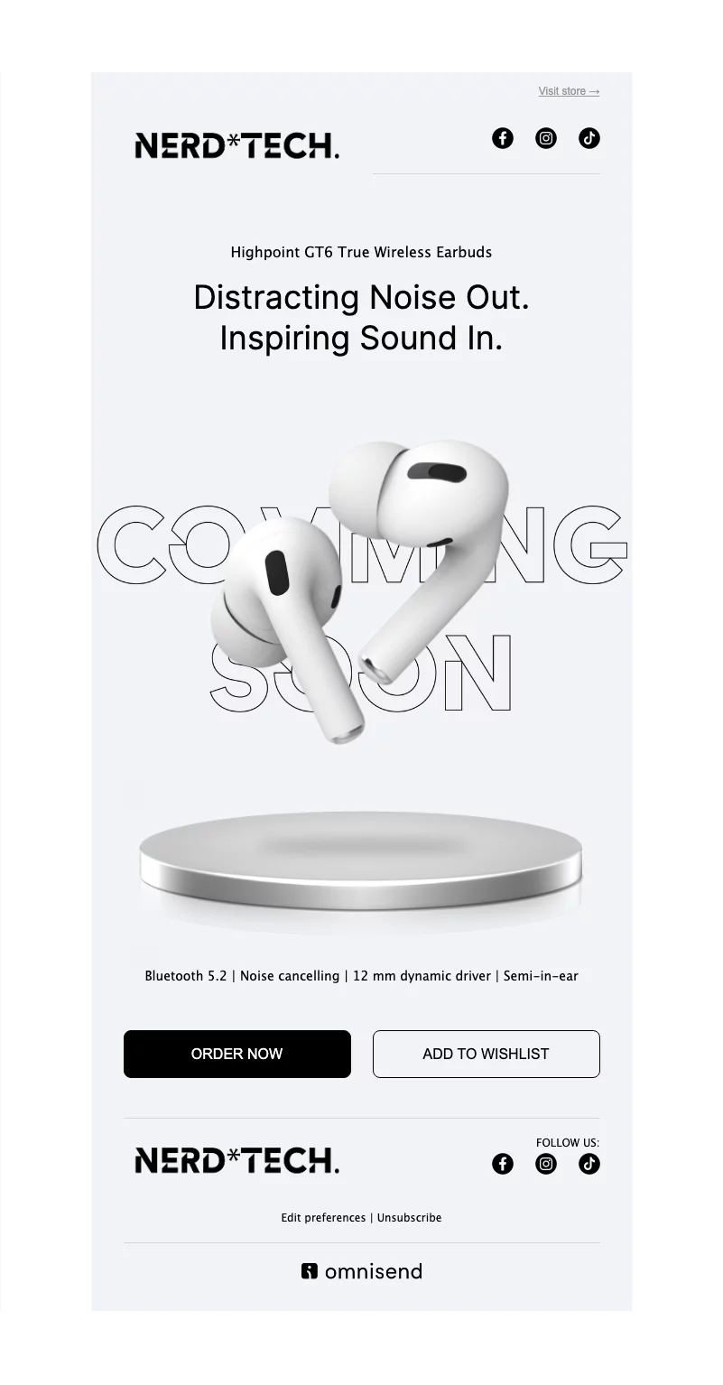 Accessories newsletter templates