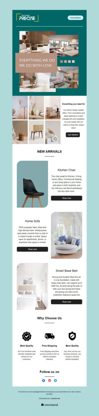 Home newsletter templates