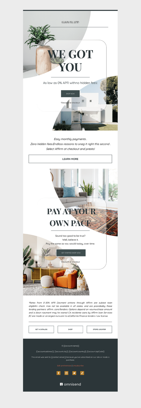 Home newsletter templates