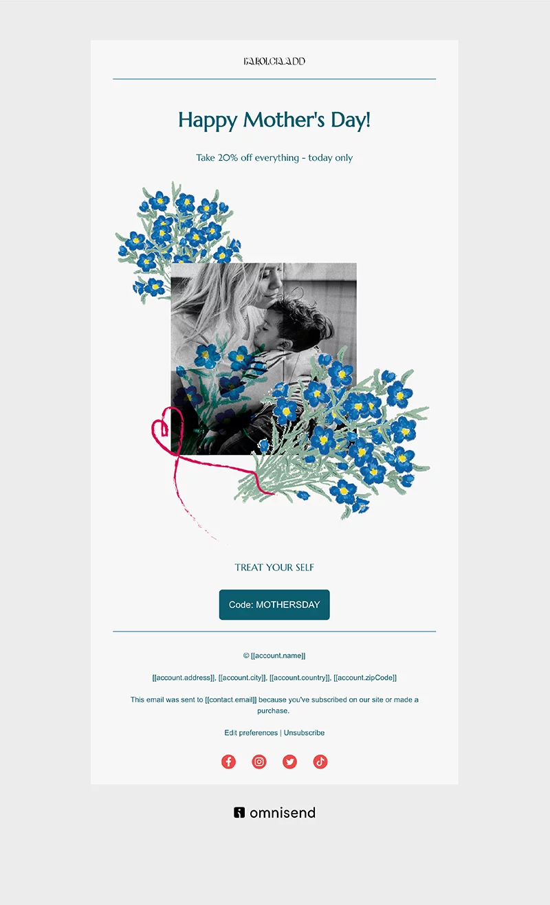 newsletter templates Mother's day