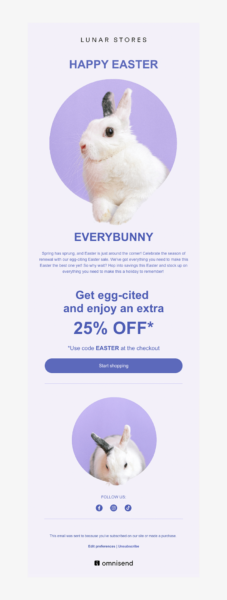 Free and Customizable Easter Email Newsletter Templates