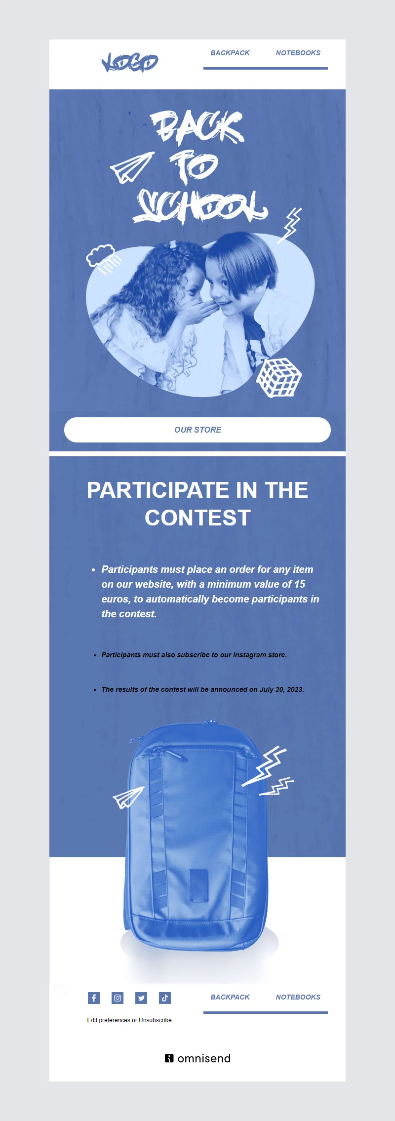Accessories email templates