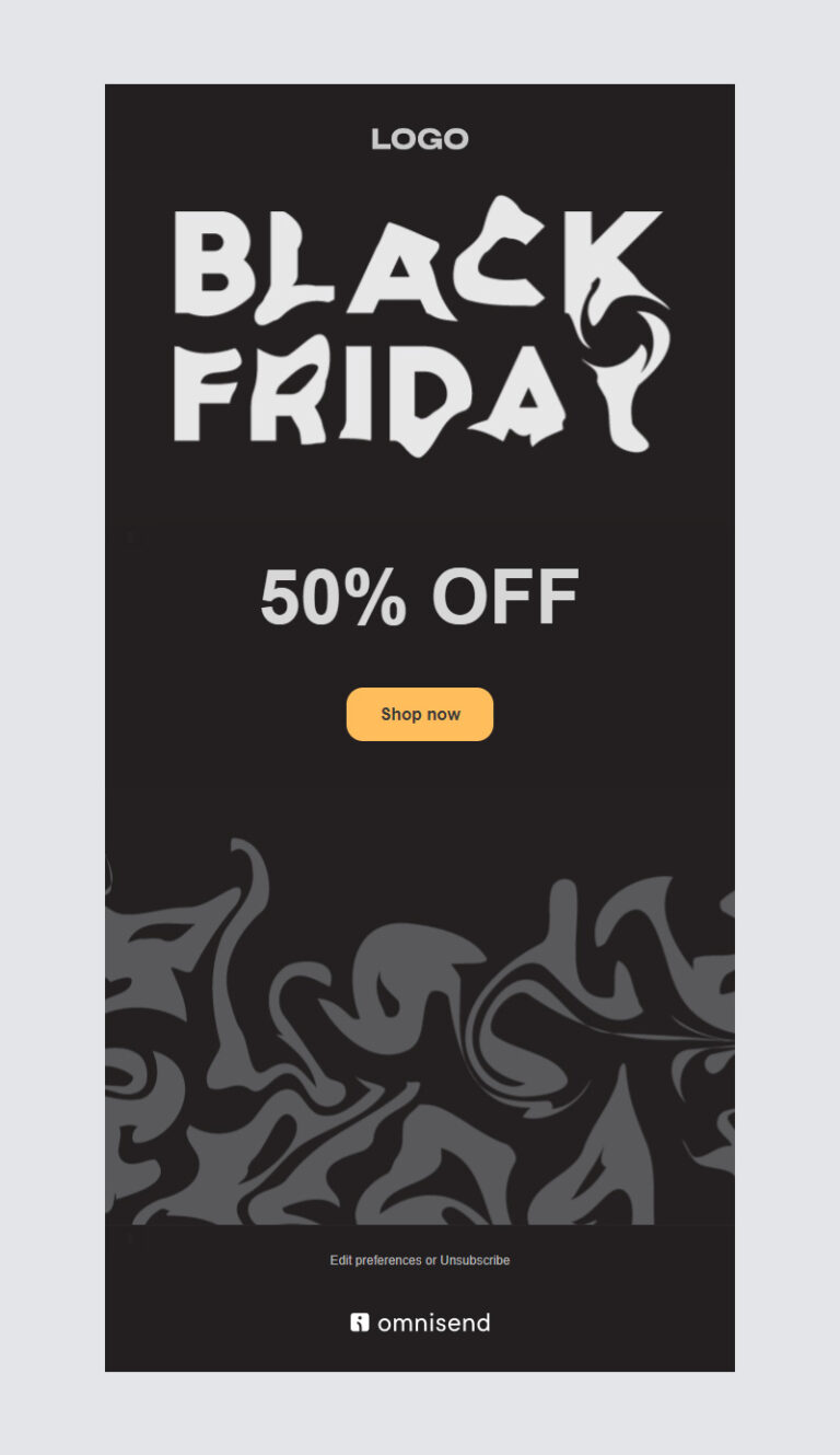Free and Customizable Black Friday Newsletter Templates