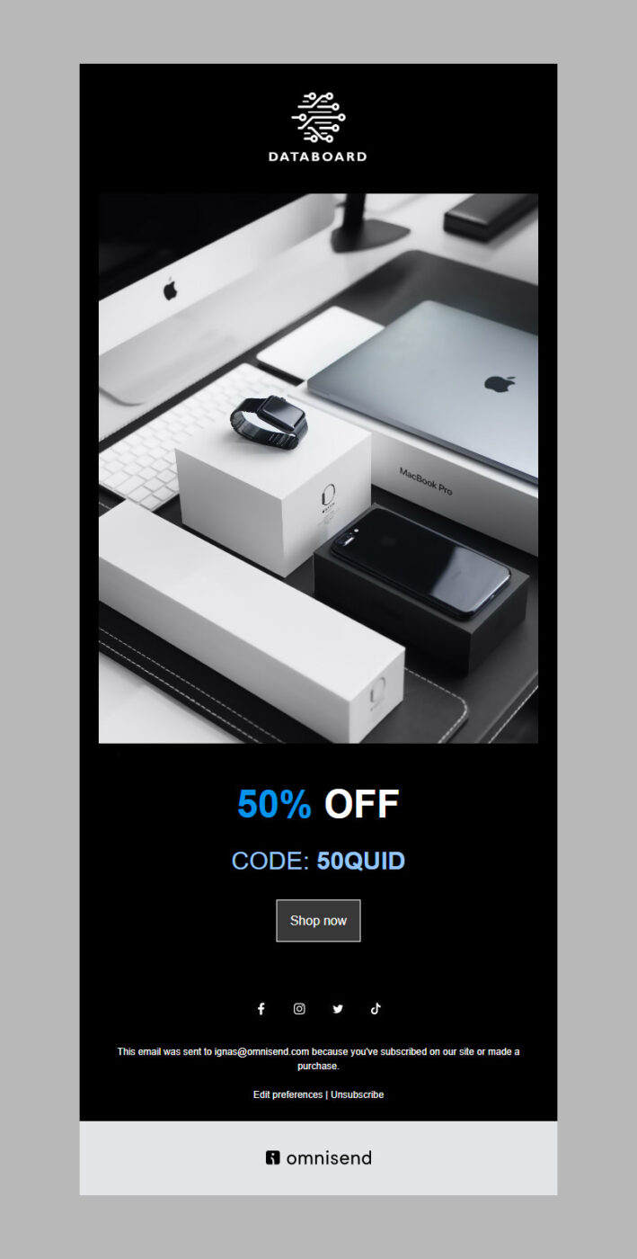 Accessories newsletter templates