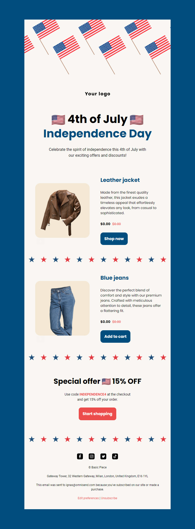 Holiday newsletter templates