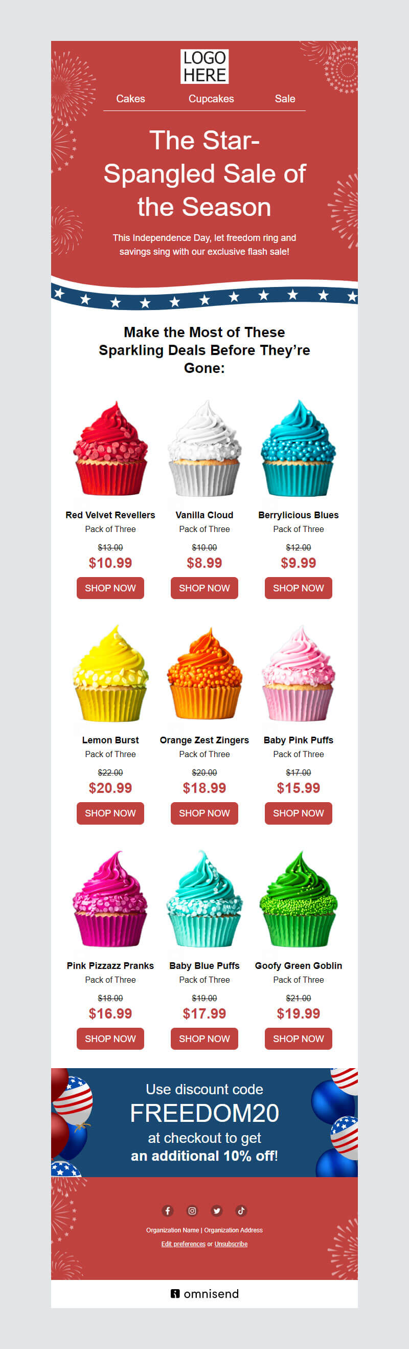 Newsletter templates Holiday