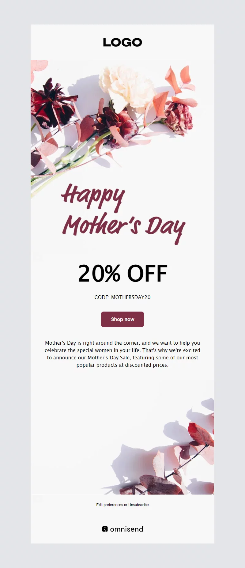 Mother's day email templates