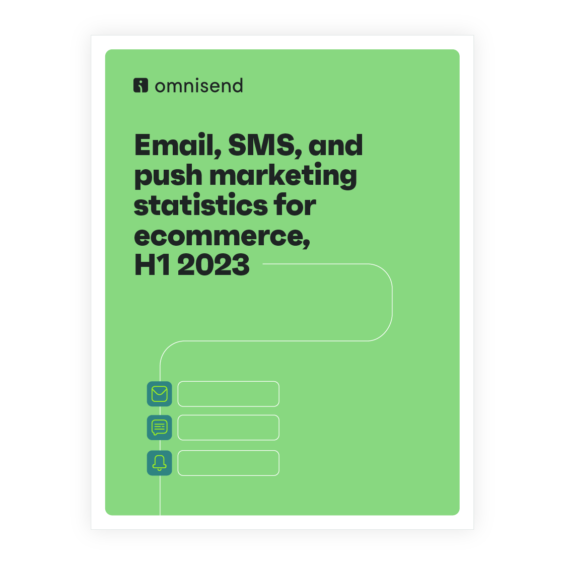 Email, SMS, and push marketing statistics for ecommerce in H1 2023