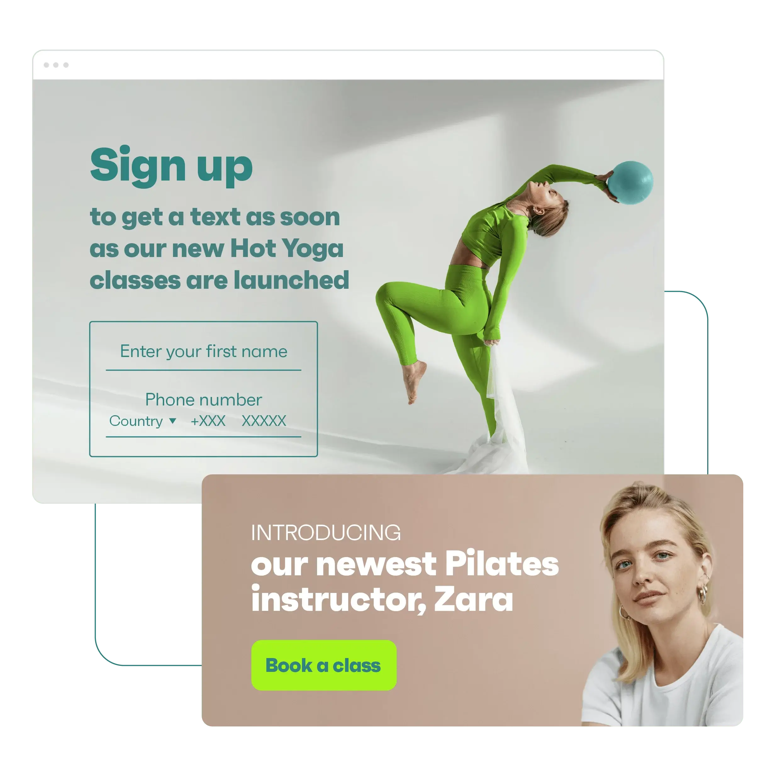 New: Signup forms