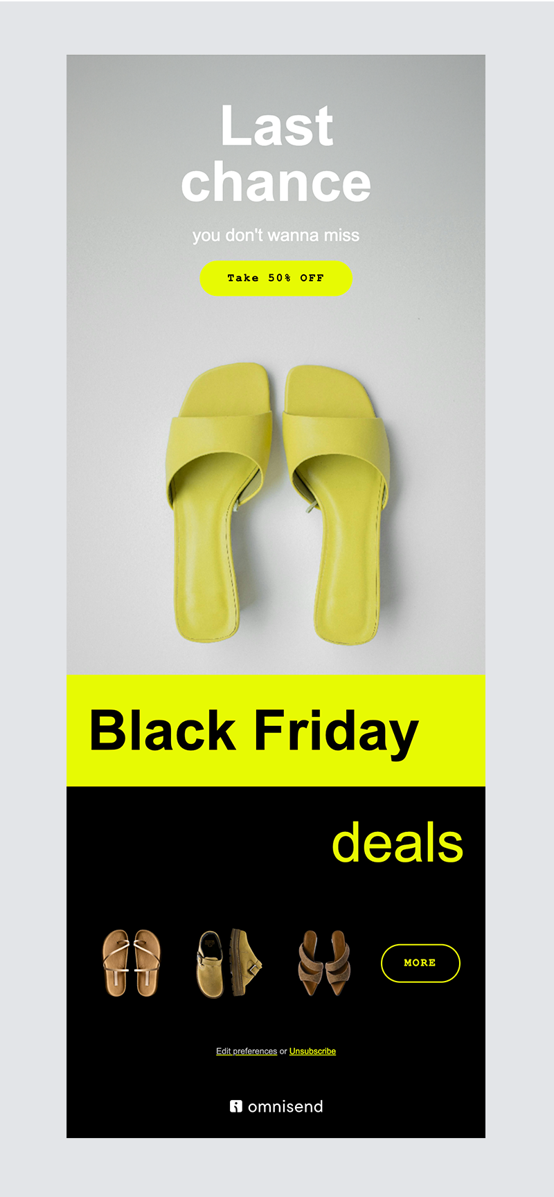 black friday newsletter