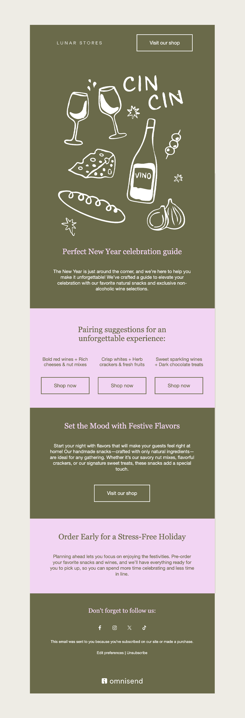 New Year newsletter idea