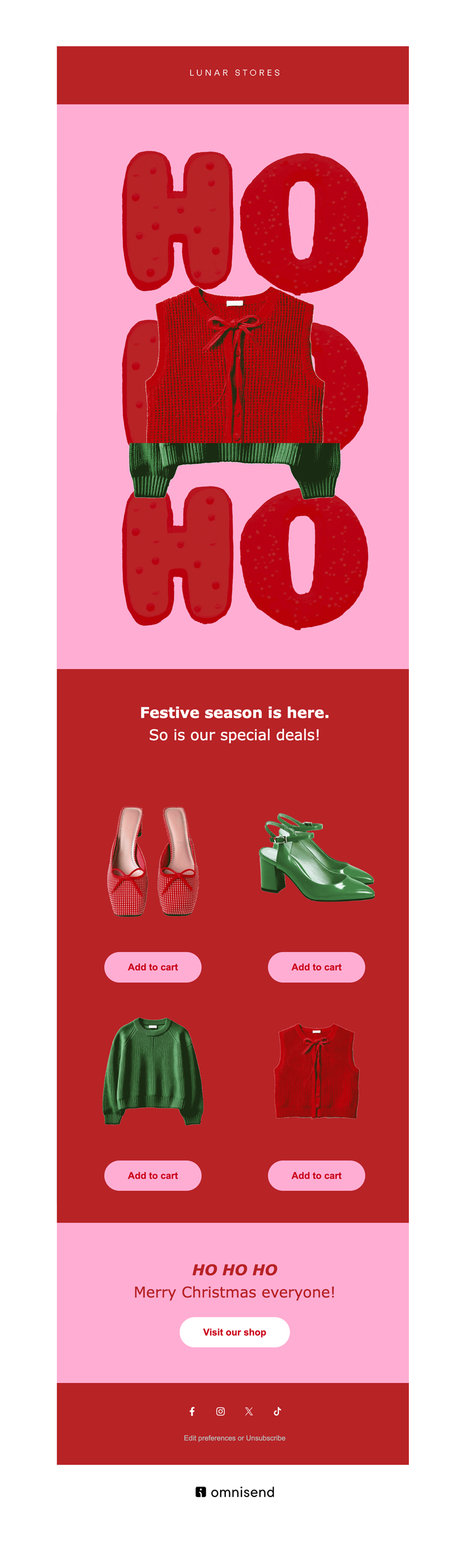 Happy holidays newsletter