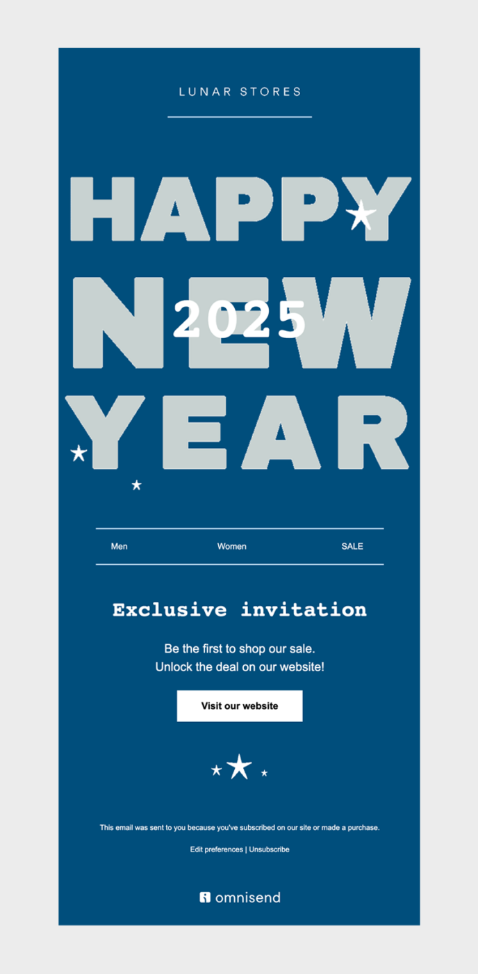 happy new year newsletter