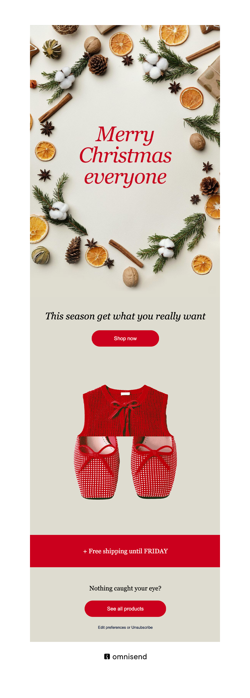 christmas newsletter template