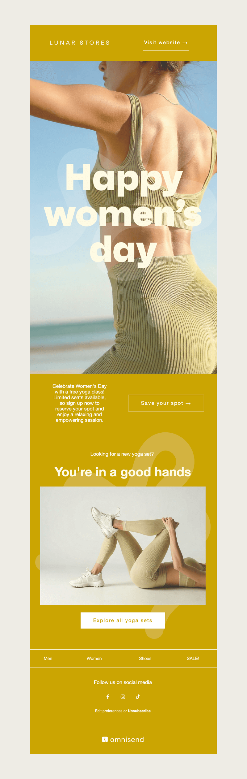 International Women's Day newsletter template
