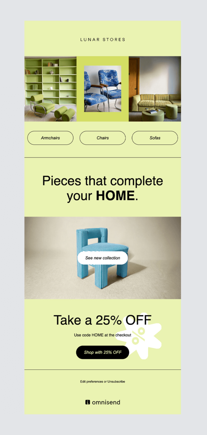 design home email template